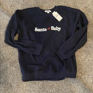 Sub_Urban Riot Navy Santa Baby Sweatshirt